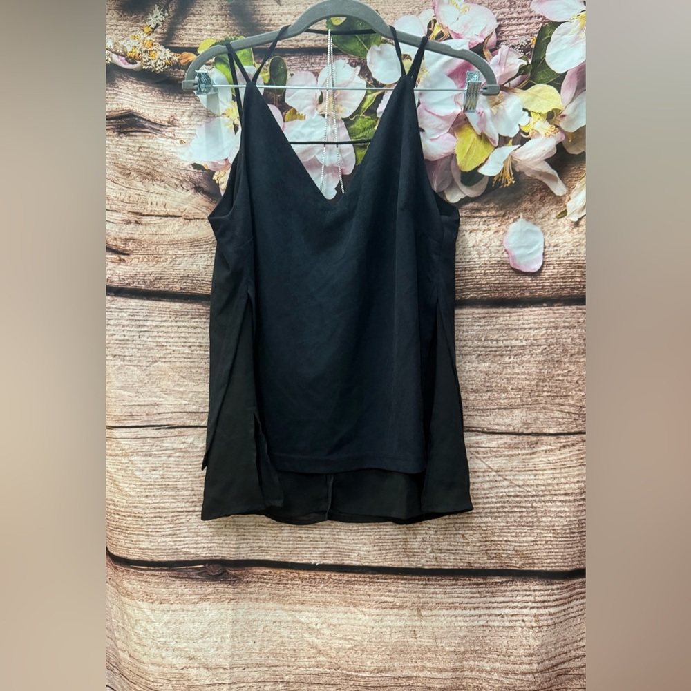 Esley Black V-Neck Camisole